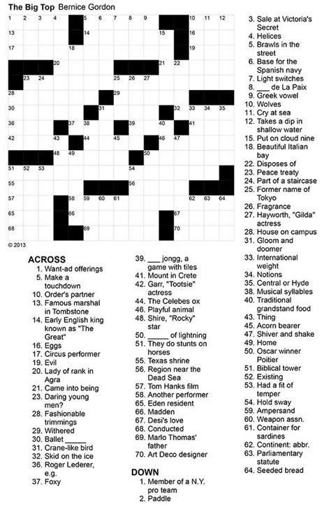 free online crosswords aarp.